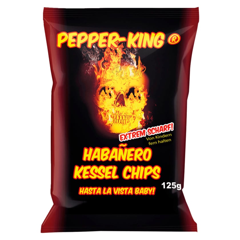 Pepper-King Habanero Kartoffelchips 125g